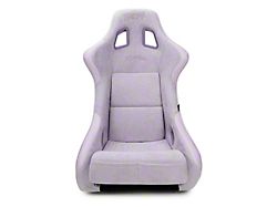 NRG Innovations Prisma Chromatic Medium Bucket Seat; Lilac Vegan Suede (Universal; Some Adaptation May Be Required)