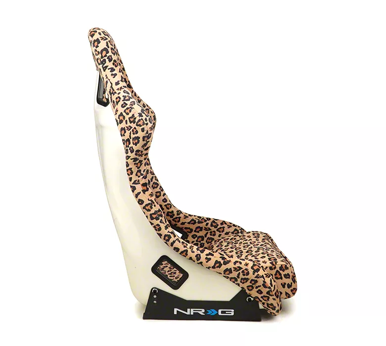 NRG Innovations Mustang Prisma Savage Large Bucket Seat; Brown