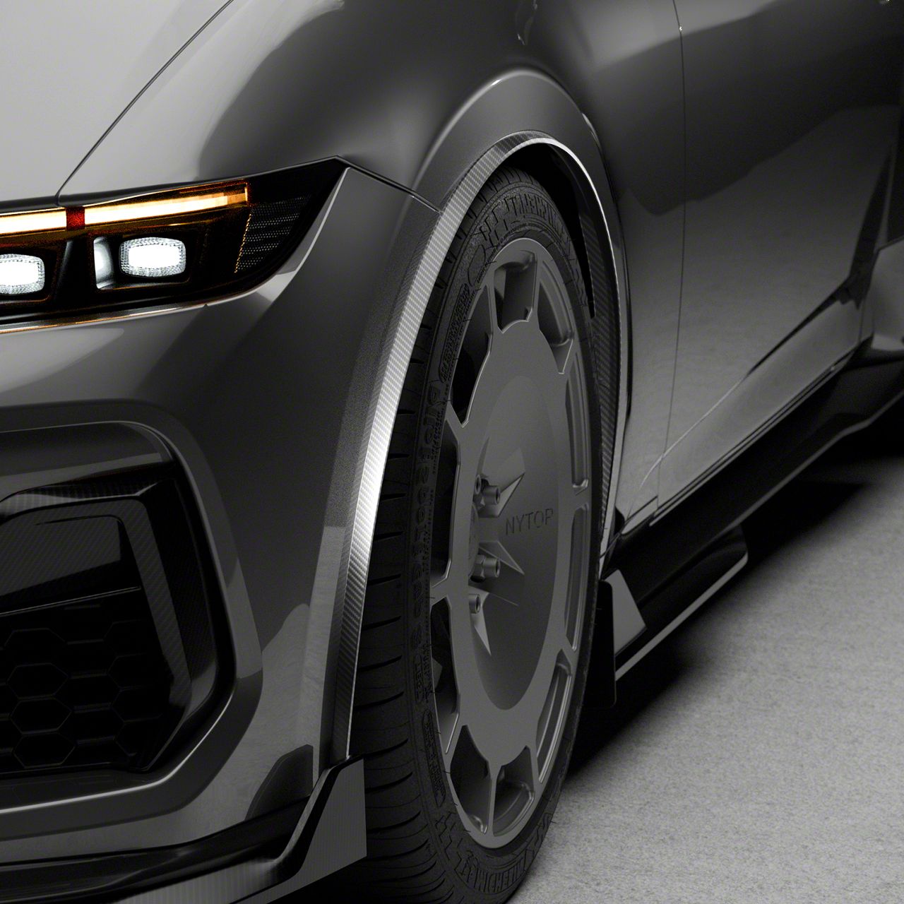Mustang S650 Customization Parts 2PC Front Fender Flares For Ford ...