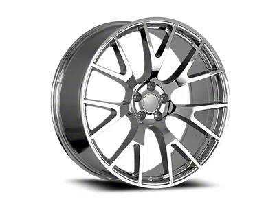 OE Concept Hellcat SRT Replica Chrome Wheel; 22x9; 15mm Offset (06-10 RWD Charger)