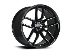 OE Concept Challenger SRT Replica Gloss Black Wheel; Rear Only; 20x11; 20mm Offset (08-23 RWD Challenger, Excluding Widebody)