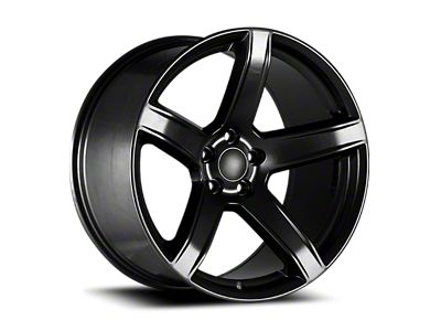 OE Concept Hellcat HC2 Replica Satin Black Wheel; 20x9.5; 15mm Offset (08-23 RWD Challenger, Excluding Widebody)