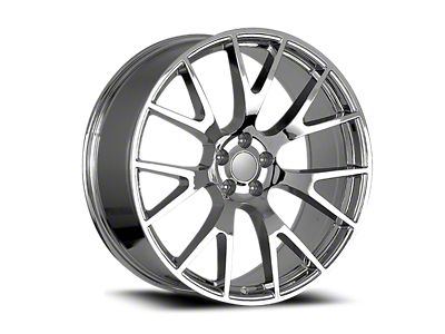 OE Concept Hellcat SRT Replica Chrome Wheel; 22x9; 21mm Offset (08-23 RWD Challenger, Excluding Widebody)