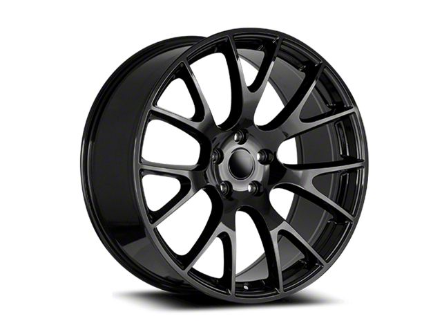 Hellcat Rims 22 OE Concept Challenger Hellcat SRT Replica Gloss Black Wheel; 22x9; 15mm ...