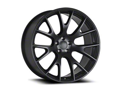 OE Concept Hellcat SRT Replica Satin Black Wheel; 20x9.5; 18mm Offset (08-23 RWD Challenger, Excluding Widebody)