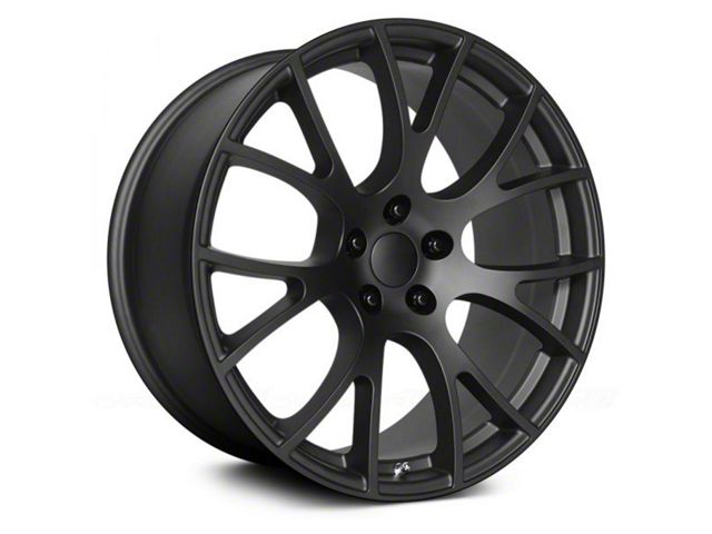 OE Performance 161 Satin Black Wheel; 20x9.5 (11-23 RWD Charger, Excluding Widebody)