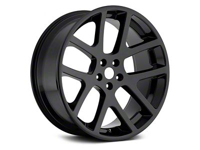OE Revolution 107 Gloss Black Wheel; 20x9; 20mm Offset (06-10 RWD Charger)