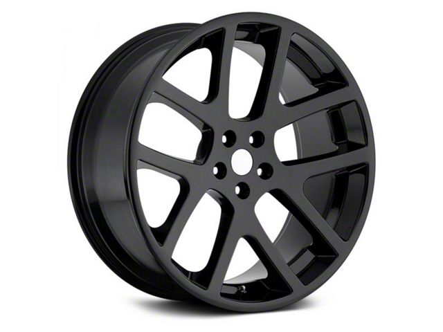 OE Revolution 107 Gloss Black Wheel; 20x9 (06-10 RWD Charger)