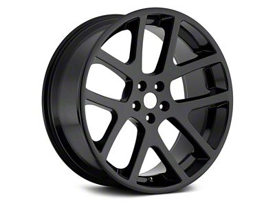 OE Revolution 107 Gloss Black Wheel; 20x9 (08-23 RWD Challenger, Excluding Widebody)