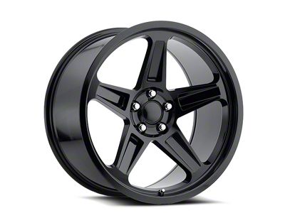 OE Revolution D-12 Gloss Black Wheel; 20x9 (08-23 RWD Challenger, Excluding Widebody)