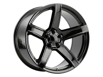 OE Revolution HC-2 Gloss Black Wheel; 20x9; 20mm Offset (11-23 RWD Charger, Excluding Widebody)