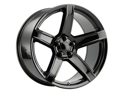 OE Revolution HC-2 Gloss Black Wheel; 20x9 (11-23 RWD Charger, Excluding Widebody)
