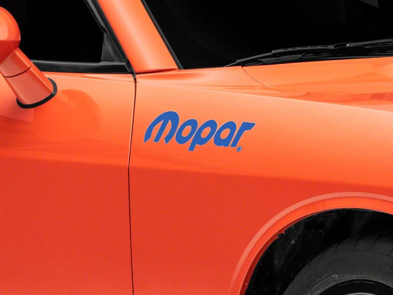 Mopar Licensed by SEC10 Challenger Decal; Blue CH16486 (08