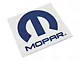 Officially Licensed MOPAR M Decal; Blue (08-13 Challenger)