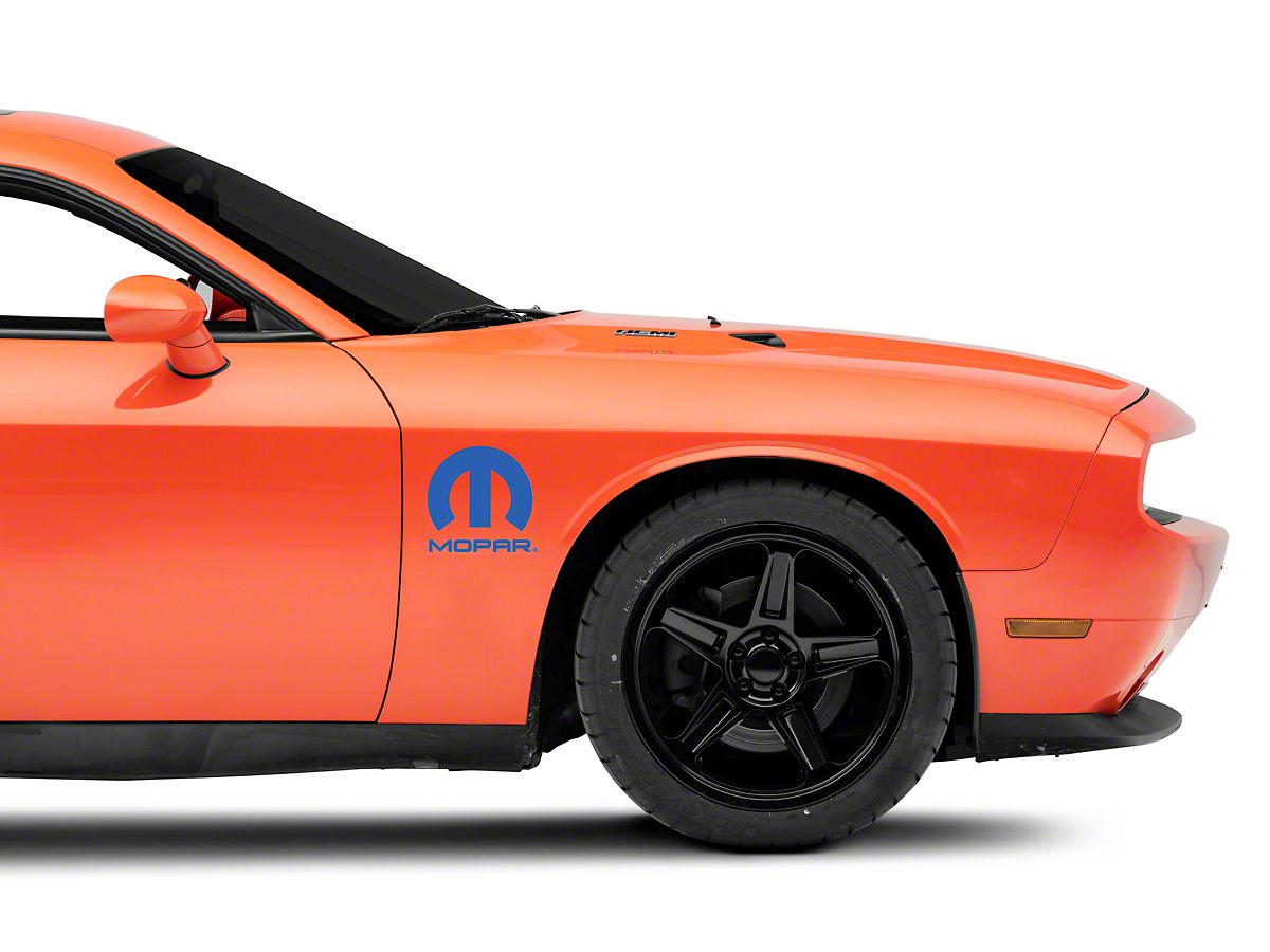 Officially Licensed MOPAR Challenger Mopar M Decal; Blue CH16480 