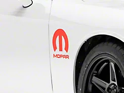 Officially Licensed MOPAR M Decal; Red (08-13 Challenger)