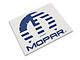 Officially Licensed MOPAR M Flag Decal; Blue (06-14 Charger)
