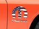 Officially Licensed MOPAR M Flag Decal; Red, White and Blue (06-14 Charger)