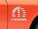 Officially Licensed MOPAR M Flag Decal; Silver (06-14 Charger)