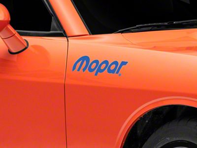 Officially Licensed MOPAR Decal; Blue (06-14 Charger)