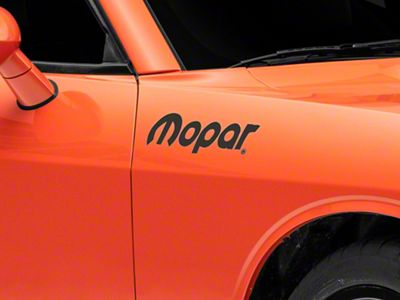 Officially Licensed MOPAR Decal; Matte Black (06-14 Charger)