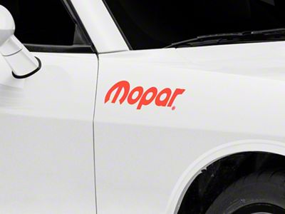 Officially Licensed MOPAR Decal; Red (06-14 Charger)