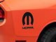 Officially Licensed MOPAR M Decal; Black (06-14 Charger)