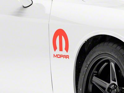 Officially Licensed MOPAR M Decal; Red (06-14 Charger)