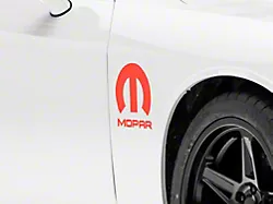 Officially Licensed MOPAR M Decal; Red (06-14 Charger)