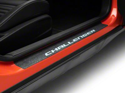 Mopar Licensed by SEC10 Door Sill Body Shield Decal; Metallic (08-13 Challenger)