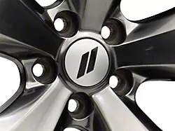 Mopar Licensed by SEC10 Hash Mark Wheel Cap Decal; Gloss Black (08-13 Challenger)