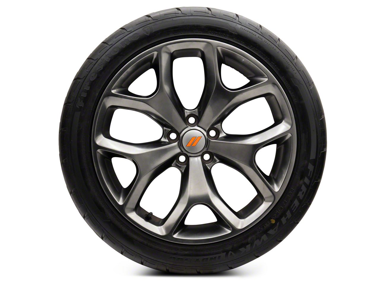 Mopar Licensed by SEC10 Challenger Hash Mark Wheel Cap Decal