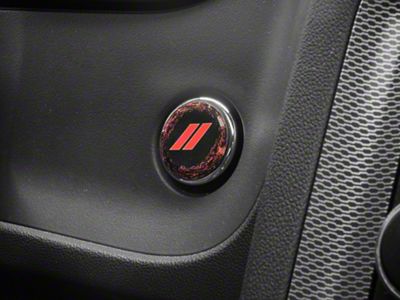 Officially Licensed MOPAR Push Button Start Decal with Hash Marks (08-14 Challenger)