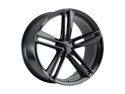 Ohm Lightning Gloss Black Wheel; 20x10; 35mm Offset (10-15 Camaro)