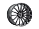 Ohm Proton Gloss Black Wheel; Front Only; 19x8.5 (20-24 Corvette C8, Excluding Z06)