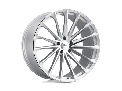 Ohm Proton Gloss Silver Wheel; Front Only; 19x8.5 (20-24 Corvette C8, Excluding Z06)
