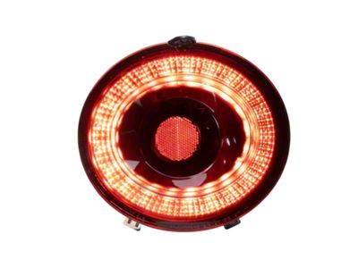 OLM Infinite Series Sequential LED Tail Lights; Black Housing; Red Lens (05-13 Corvette C6)