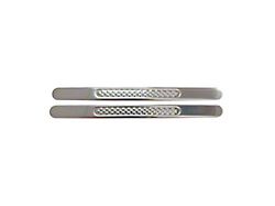 OMAC Grip Style Door Sill Covers; Stainless (Universal; Some Adaptation May Be Required)
