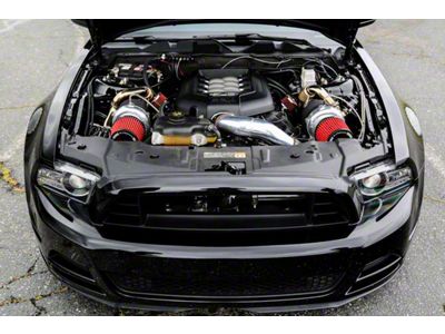 On3 Performance Twin Turbo 1200+HP System with 6466 Billet Wheel Dual Ball Bearing Turbos (11-14 Mustang GT)