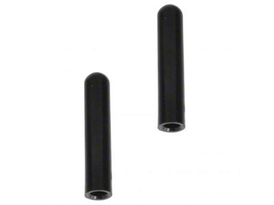 OPR Door Lock Pins; Black (79-14 Mustang)