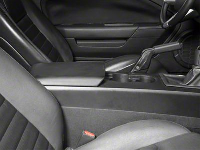 Center Console Armrest Pad; Black (05-09 Mustang)