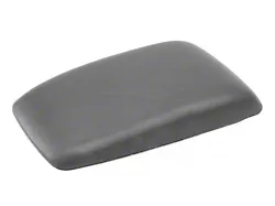 OPR Center Console Armrest Pad; Smoke Gray (87-93 Mustang)