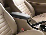 Center Console Armrest Pad; Charcoal (99-04 Mustang)
