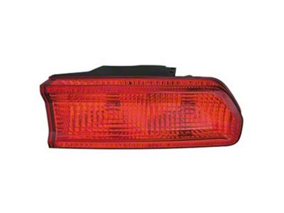 OPR Tail Light; Black Housing; Red Lens; Passenger Side (08-14 Challenger)