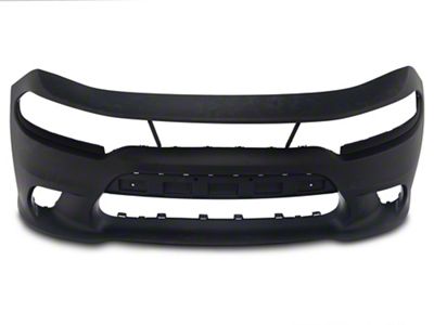 OPR Front Bumper; Primed (15-23 Charger w/ Hood Scoop)