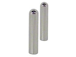 OPR Door Lock Pins; Chrome (79-14 Mustang)