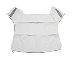 OPR Convertible Top Only; Sailcloth White (94-04 Mustang Convertible)