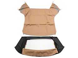 Convertible Top with Heated Glass; Sailcloth Saddle (94-04 Mustang Convertible)