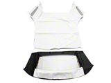 Convertible Top with Heated Glass; Sailcloth White (94-04 Mustang Convertible)