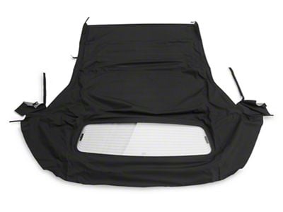 OPR Convertible Top with Heated Glass; Sailcloth Black (05-14 Mustang Convertible)